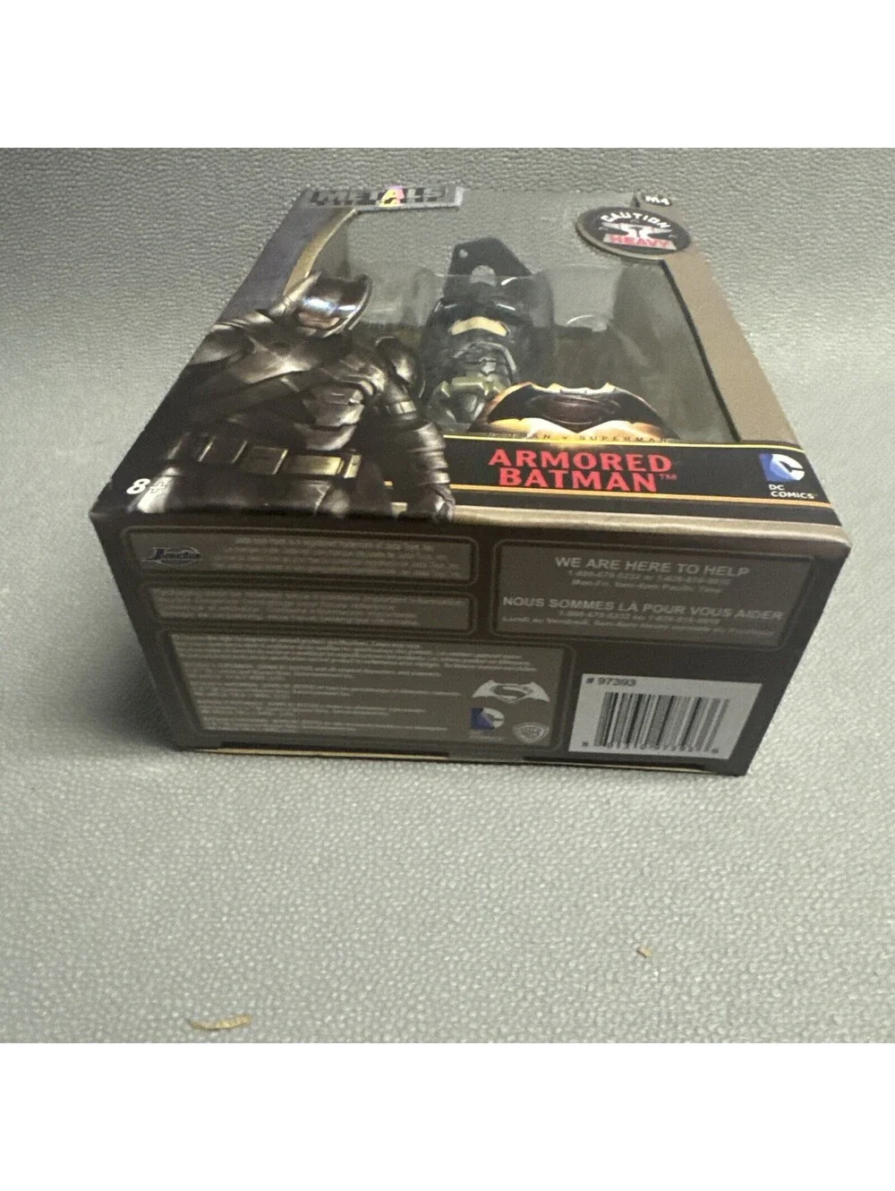 Metals DC Armored Batman Die 4” Cast Figure Batman vs Superman NIB Jada Toys